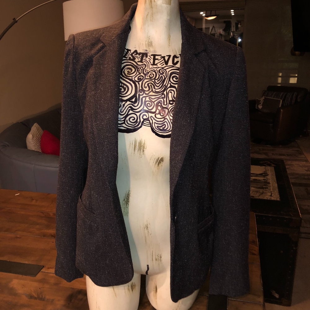 AQUA grey blazer